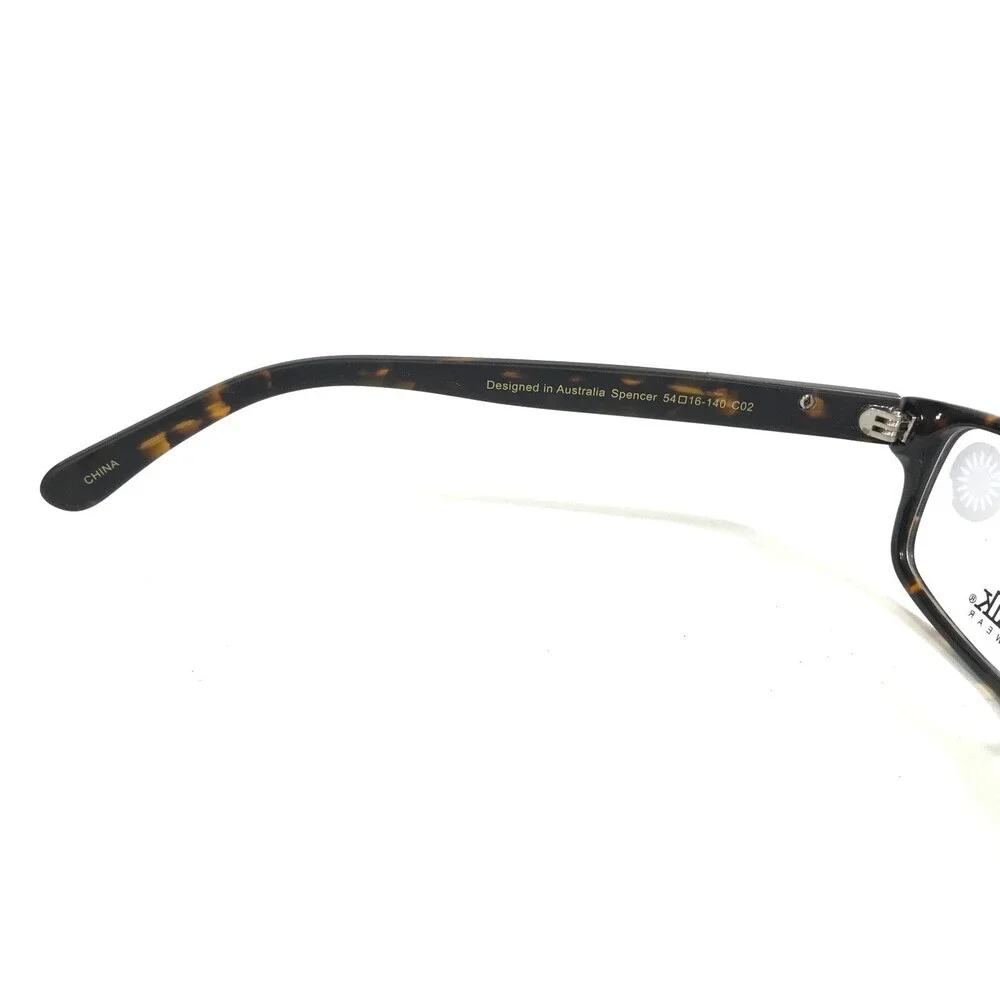 Iconik Eyeglasses Frames Spencer C02 Tortoise Rectangular Full Rim 54-16-140